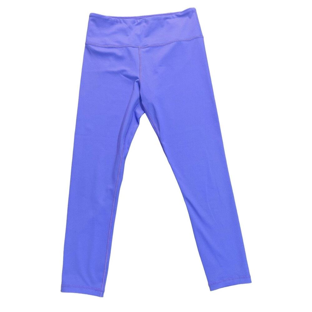 Zyia Active Womens 8 - 10 Tight Legging Crop Purple Compression Active Cropped